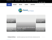 Tablet Screenshot of paranaemrede.com